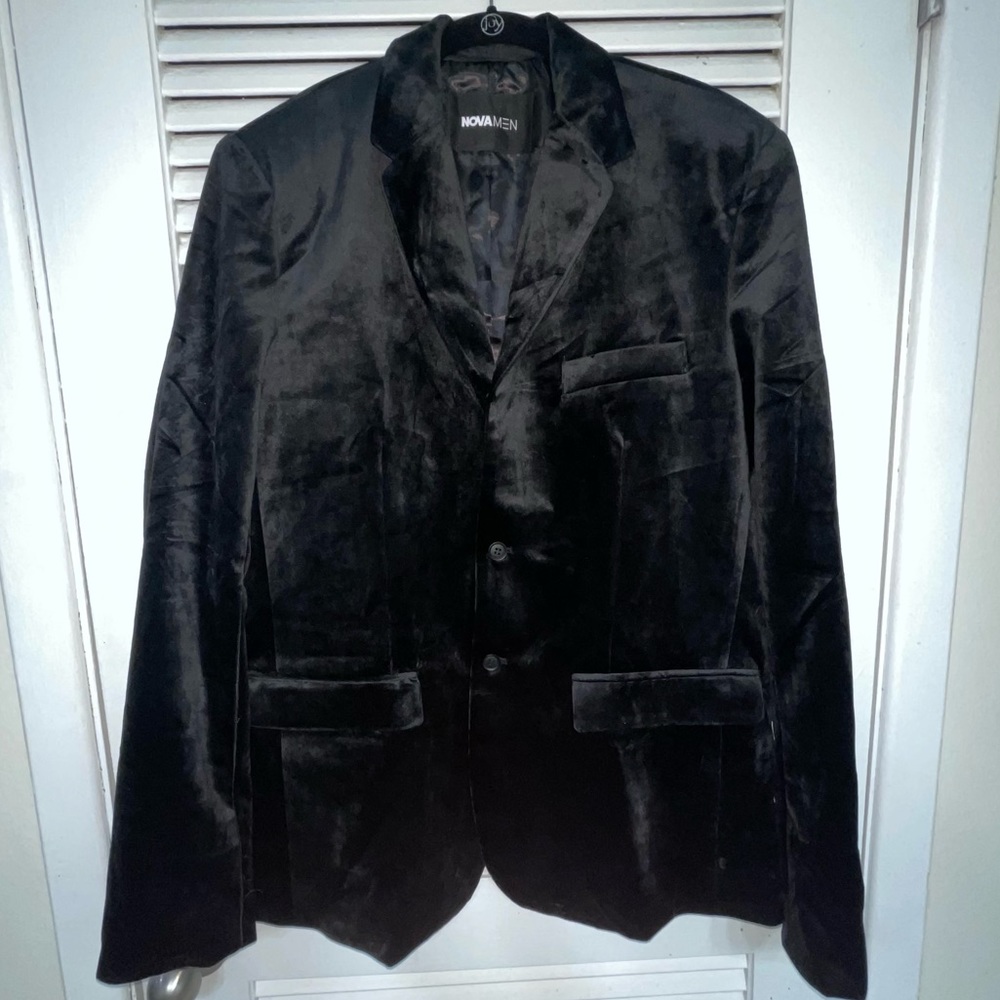 Velour Men Blazer